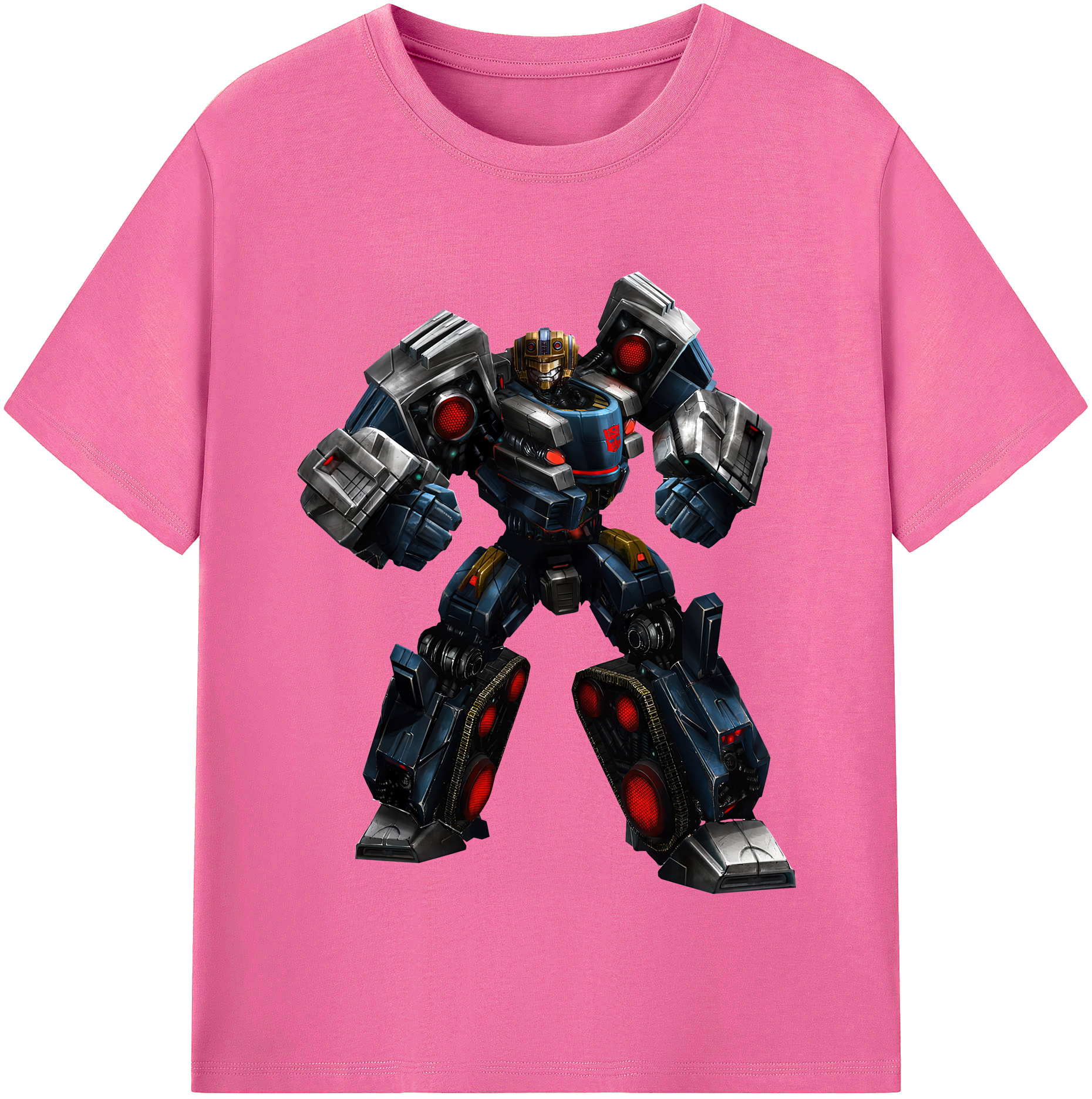（画像用） Transformers トランスフォーマー レディースカジュアルプリントTシャツ（綿100％）